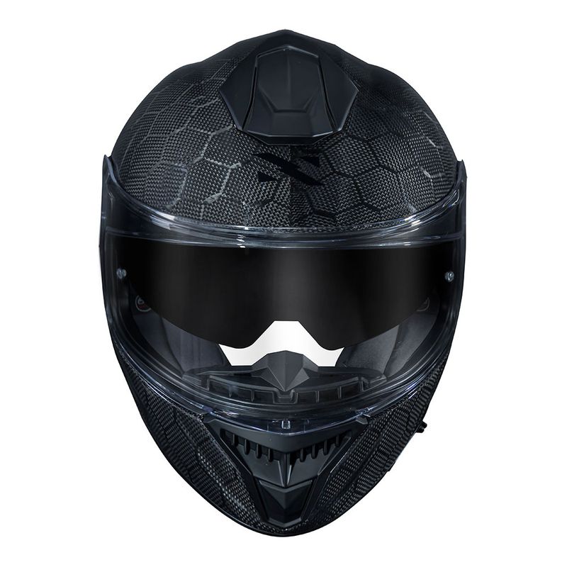 CAPACETE NORISK VIPER GT SNAKE CARBON PRETO