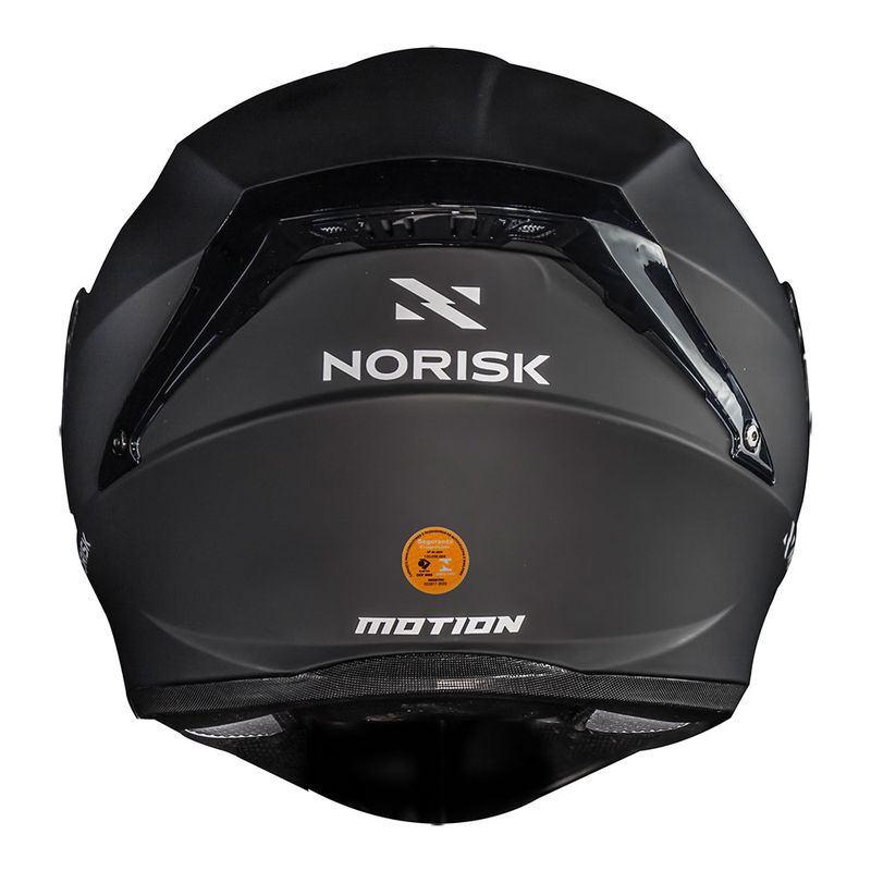 CAPACETE NORISK MOTION MONOCOLOR PRETO FOSCO