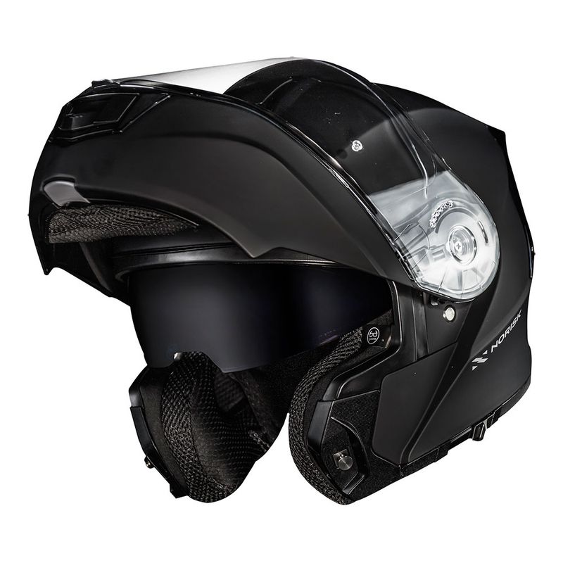 CAPACETE NORISK MOTION MONOCOLOR PRETO FOSCO