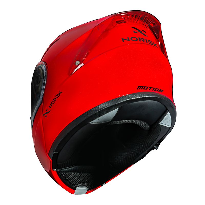 CAPACETE NORISK MOTION  MONOCOLOR VERMELHO