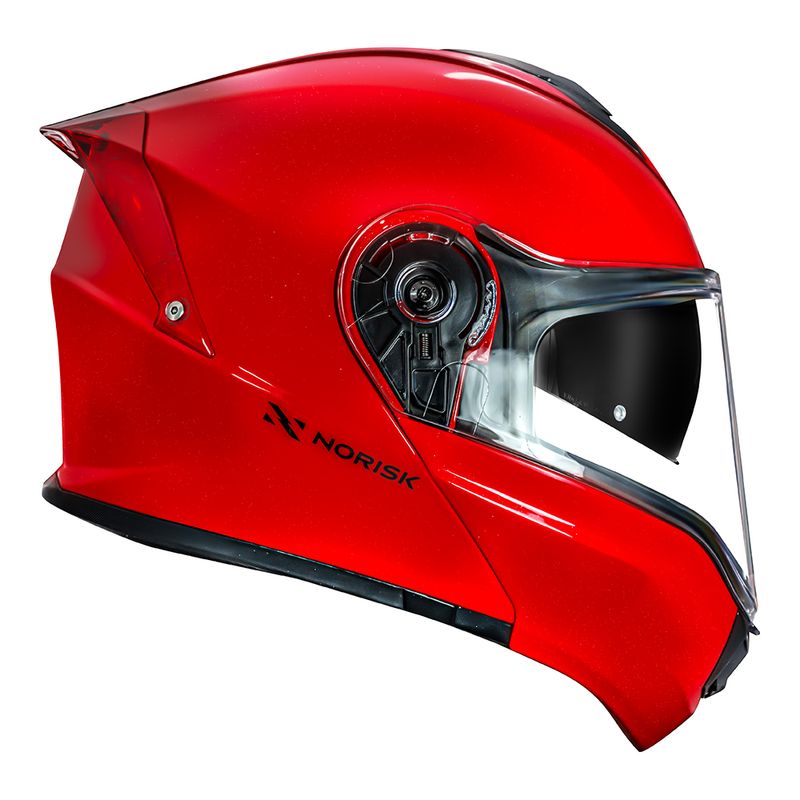 CAPACETE NORISK MOTION  MONOCOLOR VERMELHO