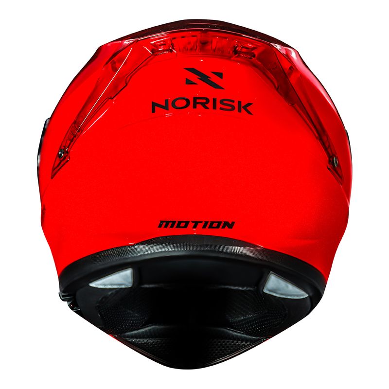 CAPACETE NORISK MOTION  MONOCOLOR VERMELHO