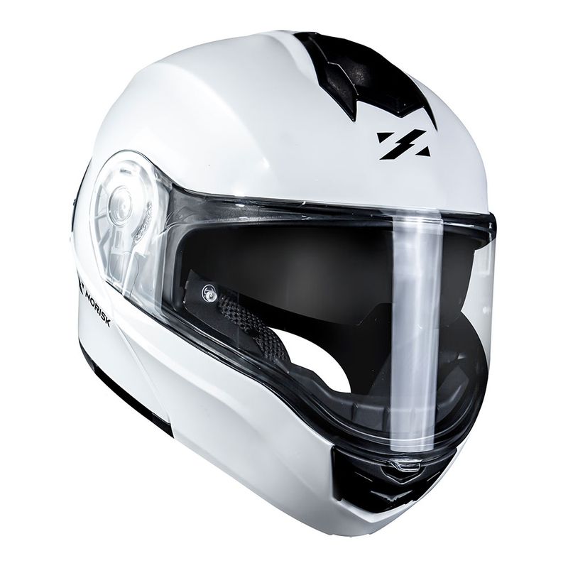 CAPACETE NORISK MOTION MONOCOLOR BRANCO