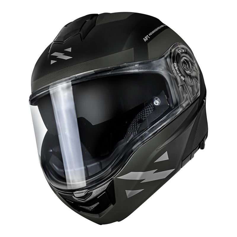 CAPACETE NORISK MOTION  DEFENDER PRETO