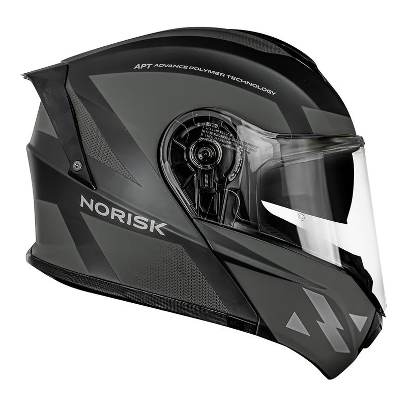 CAPACETE NORISK MOTION  DEFENDER PRETO