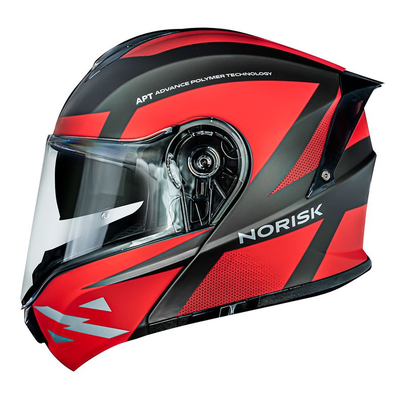 CAPACETE NORISK MOTION  DEFENDER VERMELHO