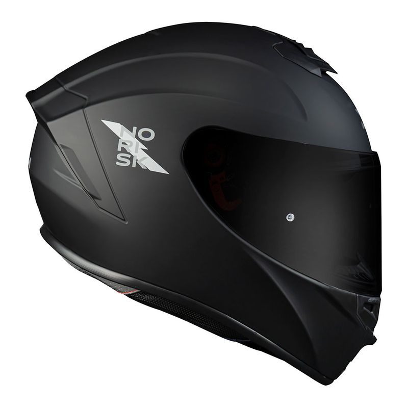 CAPACETE NORISK SUPRA MONOCOLOR PRETO FOSCO