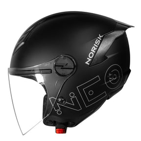 CAPACETE NORISK NEO MONOCOLOR PRETO FOSCO