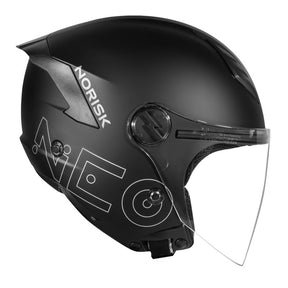 CAPACETE NORISK NEO MONOCOLOR PRETO FOSCO