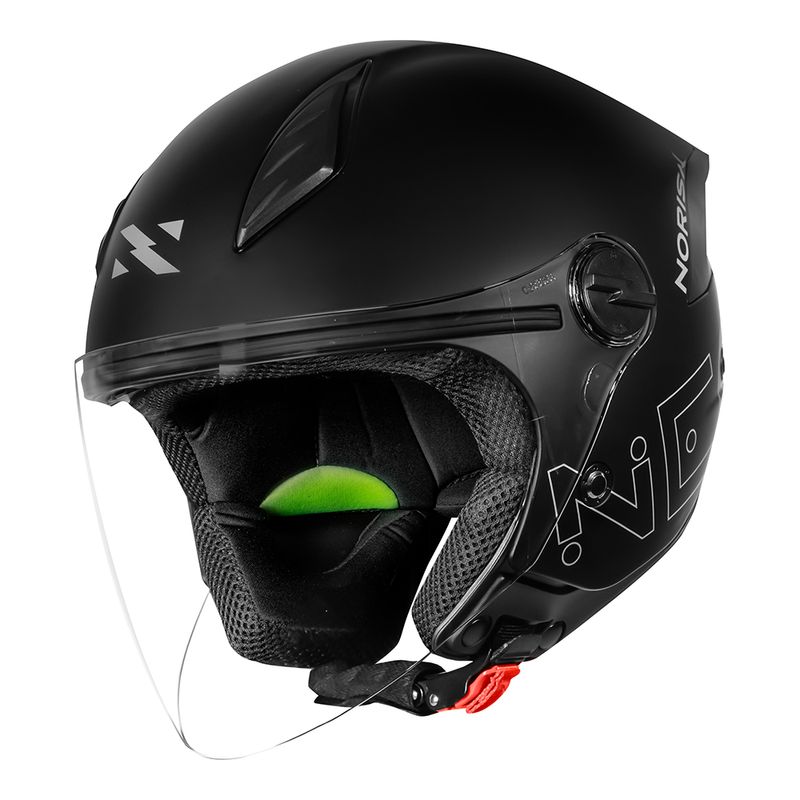 CAPACETE NORISK NEO MONOCOLOR PRETO FOSCO