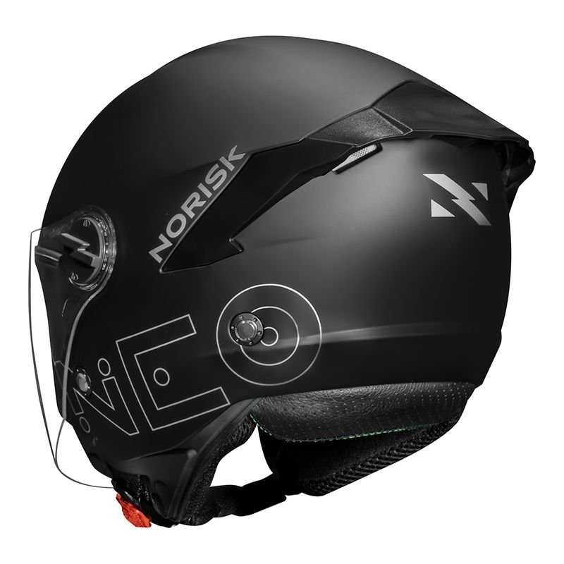 CAPACETE NORISK NEO MONOCOLOR PRETO FOSCO