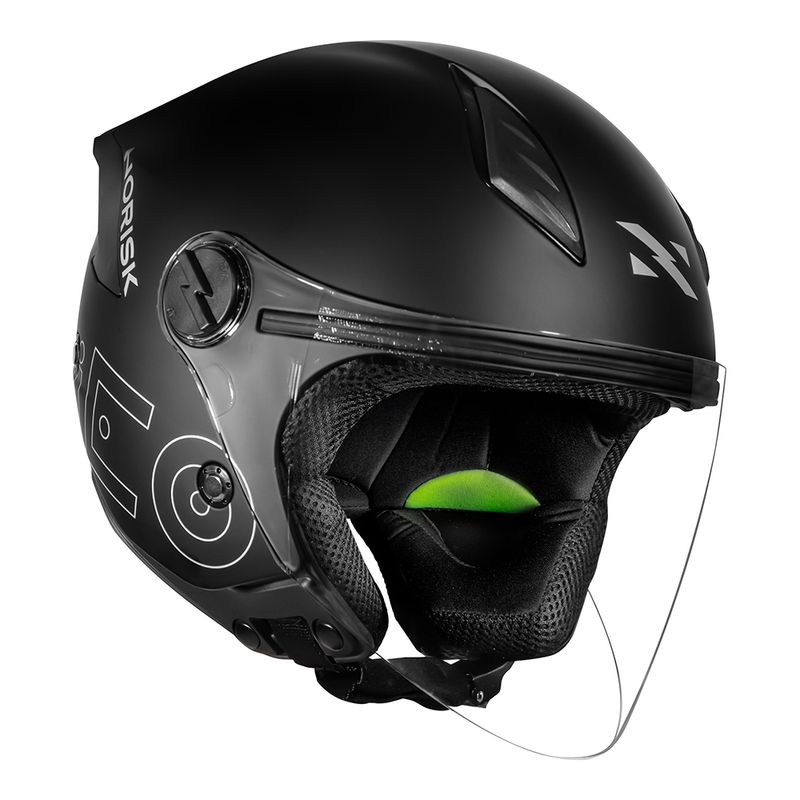 CAPACETE NORISK NEO MONOCOLOR PRETO FOSCO