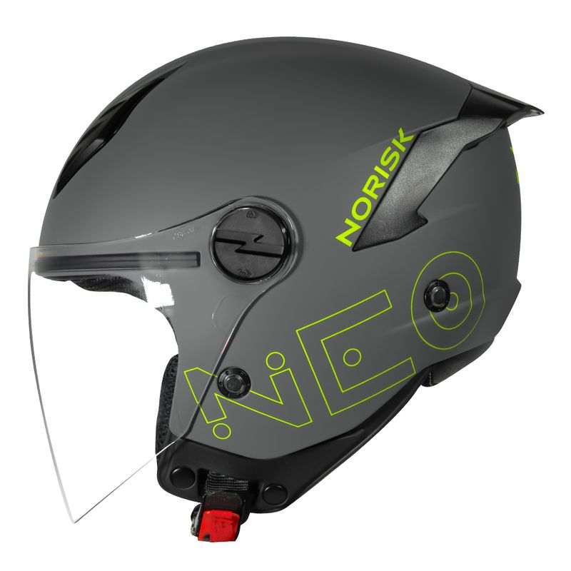 CAPACETE NORISK NEO MONOCOLOR CINZA