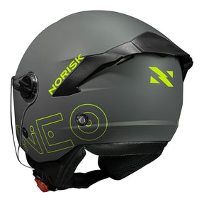 CAPACETE NORISK NEO MONOCOLOR CINZA