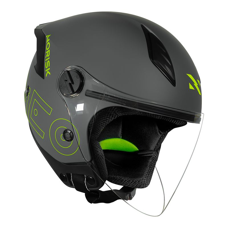 CAPACETE NORISK NEO MONOCOLOR CINZA