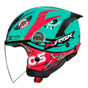 CAPACETE NORISK NEO GALAXY ROSA