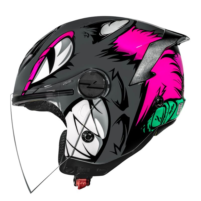 CAPACETE NORISK NEO HYENA ROSA