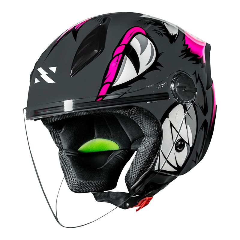 CAPACETE NORISK NEO HYENA ROSA