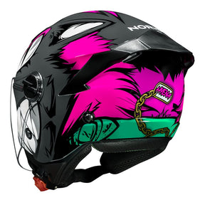 CAPACETE NORISK NEO HYENA ROSA