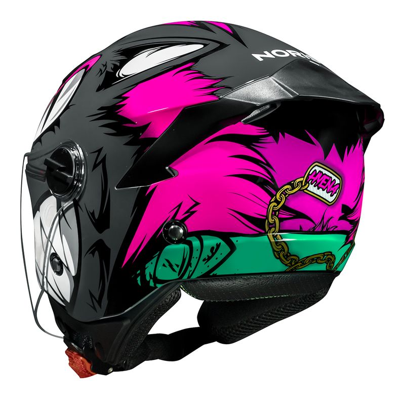 CAPACETE NORISK NEO HYENA ROSA