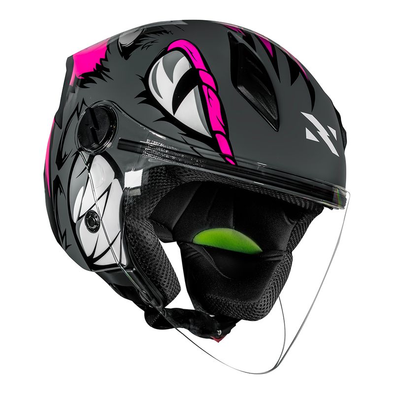 CAPACETE NORISK NEO HYENA ROSA