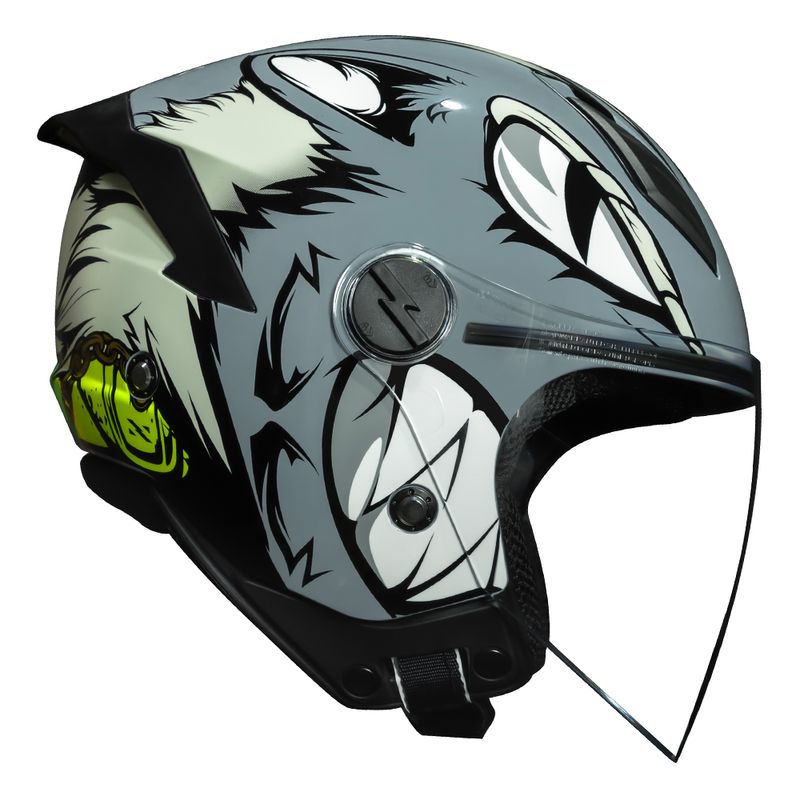 CAPACETE NORISK NEO HYENA BRANCO