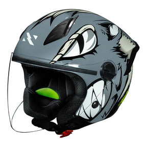 CAPACETE NORISK NEO HYENA BRANCO