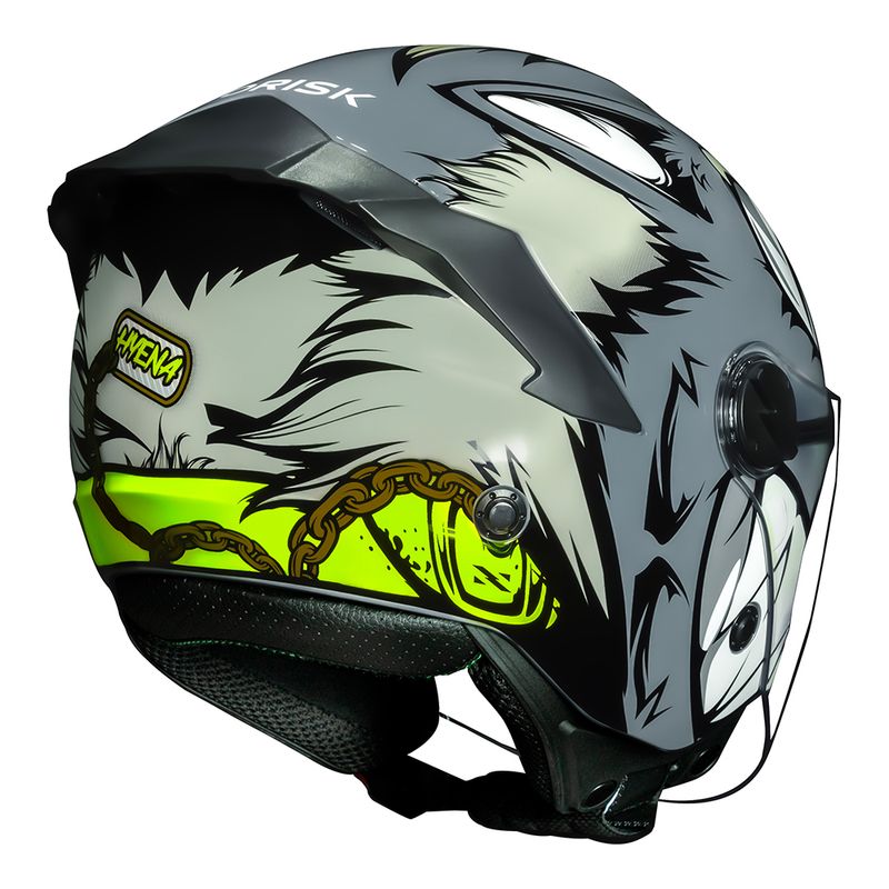 CAPACETE NORISK NEO HYENA BRANCO