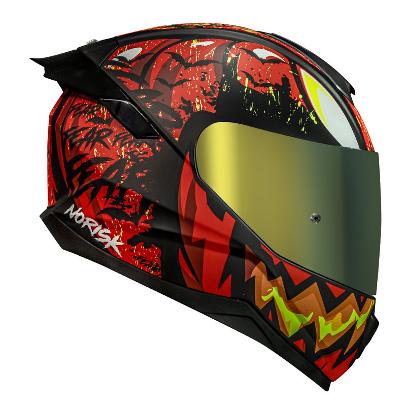 CAPACETE NORISK RAZOR HALLOWEEN