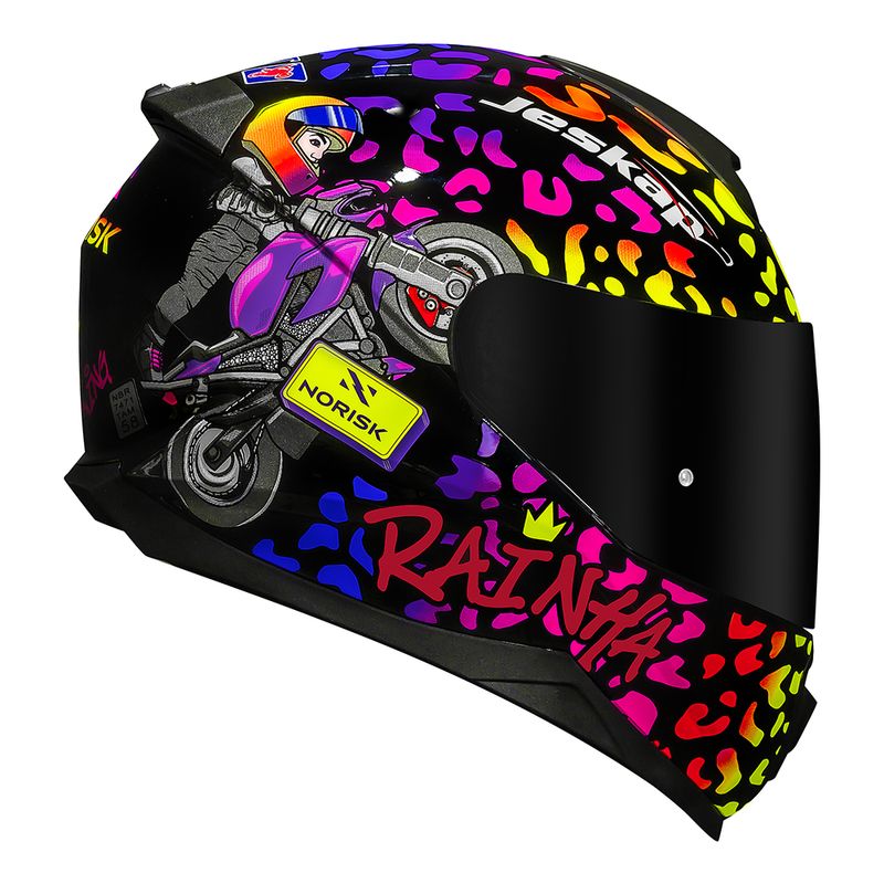 CAPACETE NORISK RAZOR FANY WHEELING