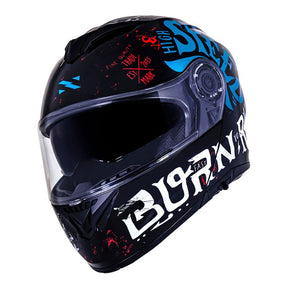 CAPACETE NORISK FORCE BORN TO RIDE AZUL