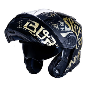 CAPACETE NORISK FORCE BORN TO RIDE DOURADO