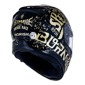 CAPACETE NORISK FORCE BORN TO RIDE DOURADO