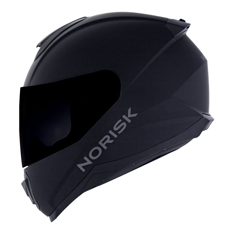 CAPACETE NORISK  RAZOR MONOCOLOR PRETO FOSCO