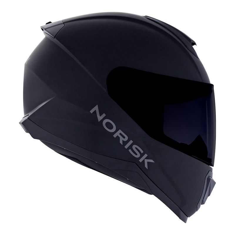 CAPACETE NORISK  RAZOR MONOCOLOR PRETO FOSCO