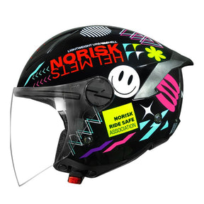 CAPACETE NORISK NEO BUDDY PRETO