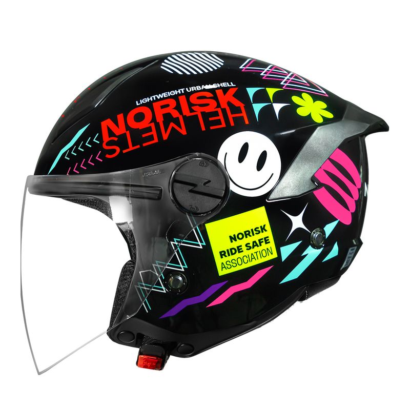 CAPACETE NORISK NEO BUDDY PRETO