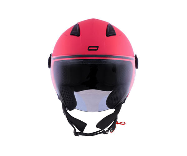 CAPACETE NORISK ORION MONOCOLOR ROSA FLUOR FOSCO