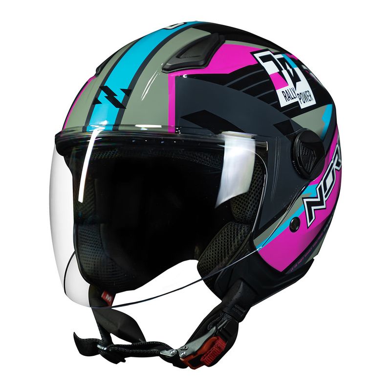 CAPACETE NORISK ORION R1 ROSA