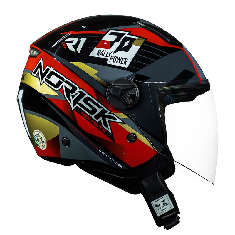 CAPACETE NORISK ORION R1 VERMELHO