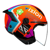 CAPACETE NORISK NEO VIZION LARANJA