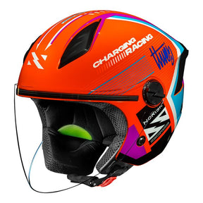 CAPACETE NORISK NEO VIZION LARANJA