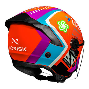 CAPACETE NORISK NEO VIZION LARANJA