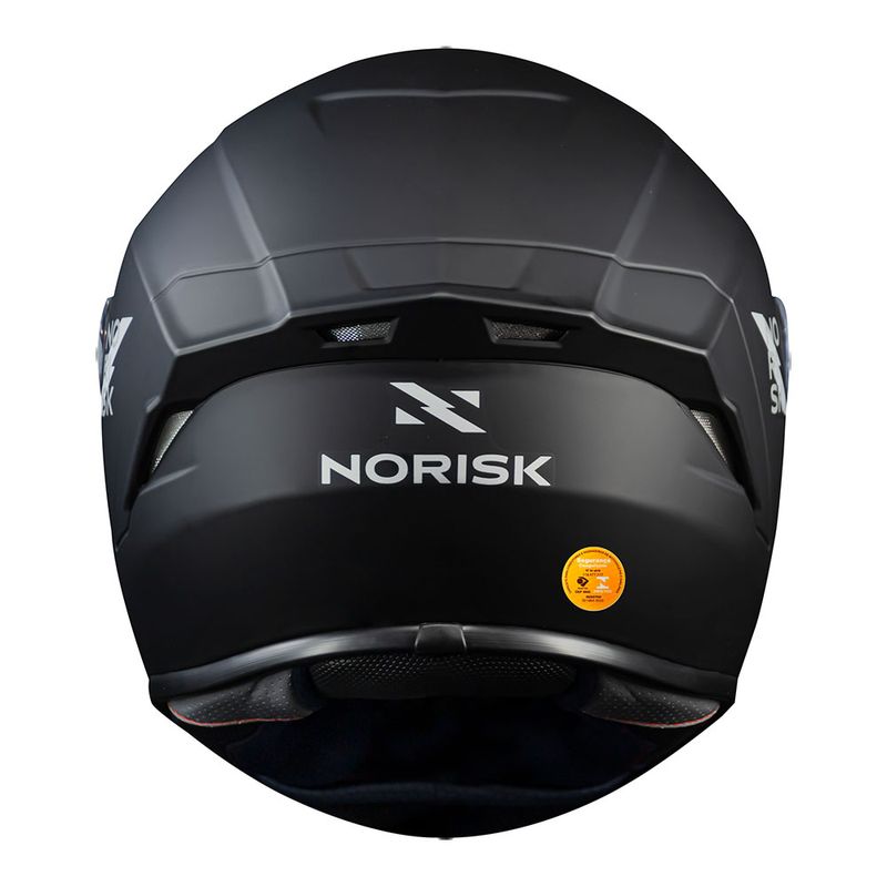 CAPACETE NORISK SUPRA MONOCOLOR PRETO